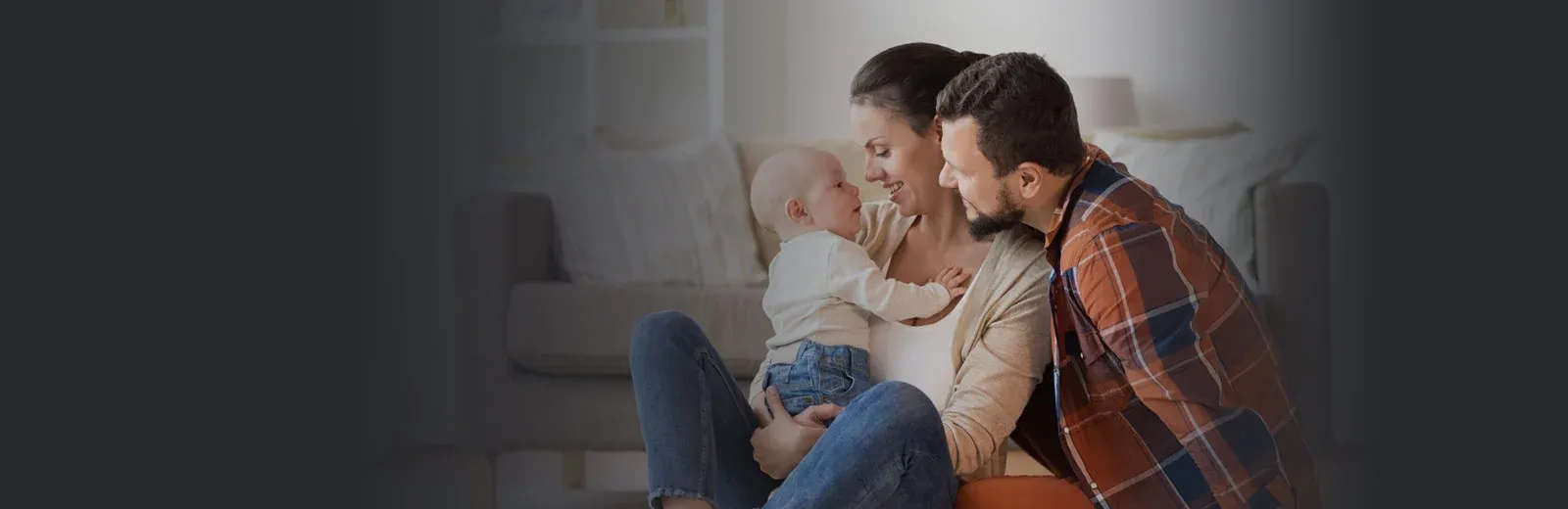 Family playing in pest free home